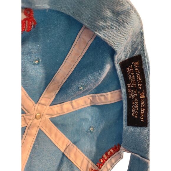 Siesta Key Beach Sarasota Florida Cotton Twill Dyed Baseball Cap - Picture 5 of 6